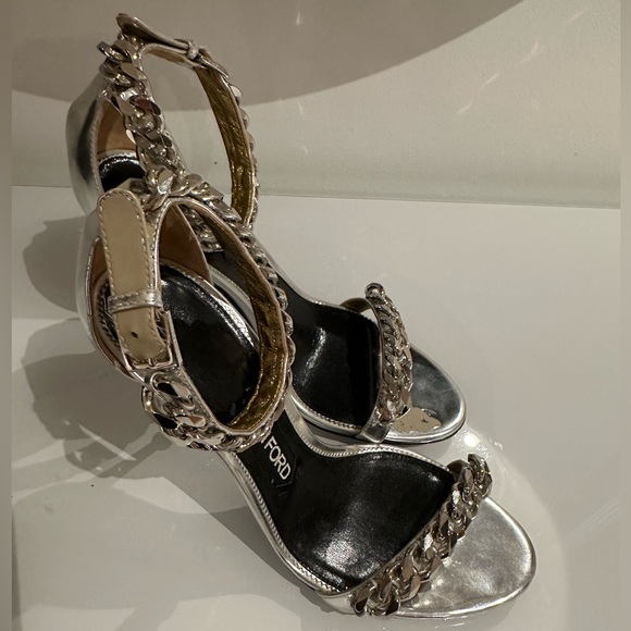 TOM FORD Chain Detail Heels - Picture 2 of 10